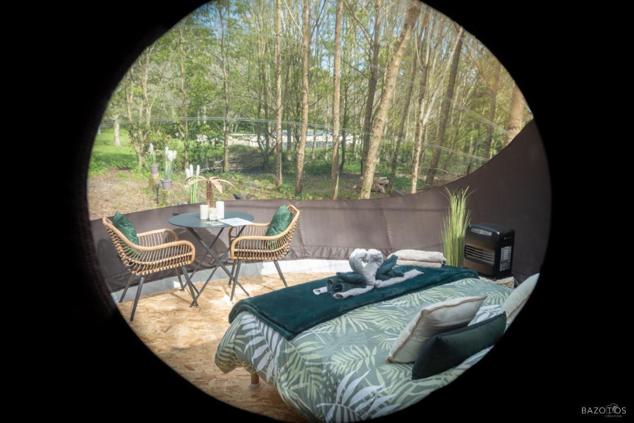 Logement Insolite "Bubble Jungle" Saint-Évarzec Kültér fotó