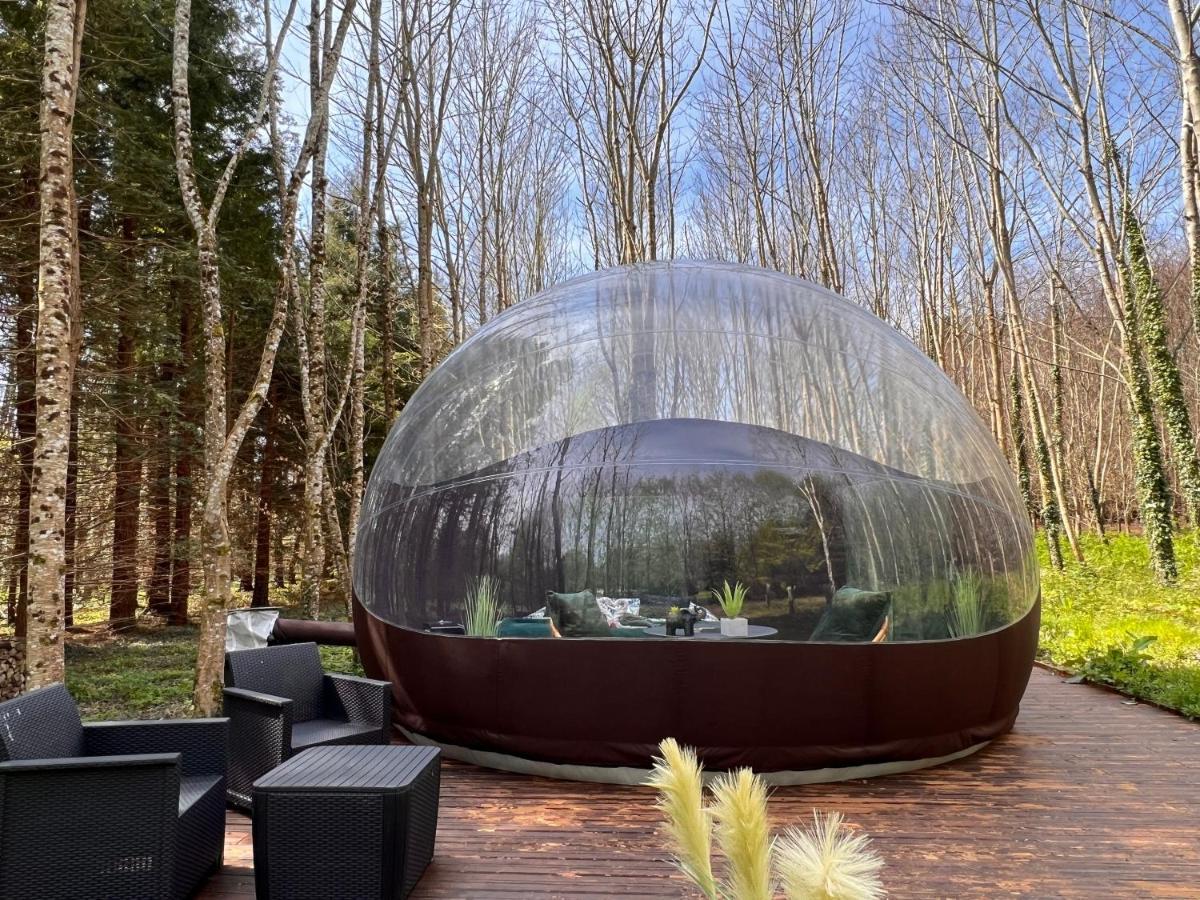 Logement Insolite "Bubble Jungle" Saint-Évarzec Kültér fotó